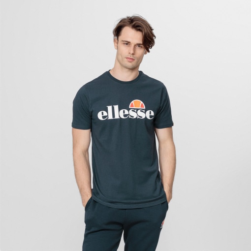 Męski t-shirt z logo ELLESSE SL PRADO - granatowy