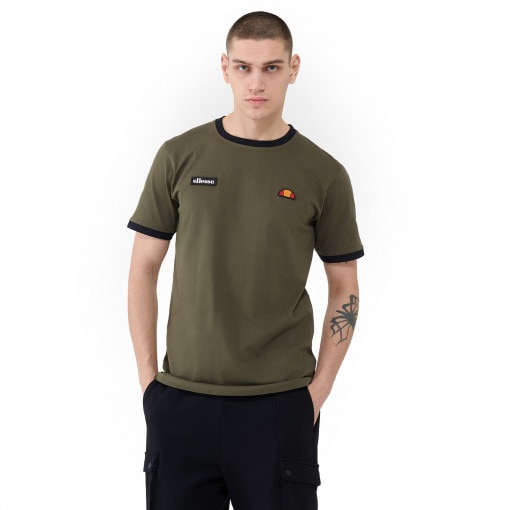 ELLESSE Męski tshirt z nadrukiem Ellesse Fendorini  zielony Khaki