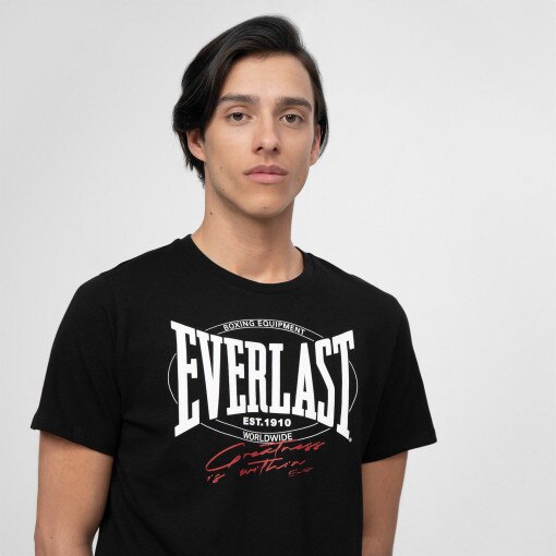 Męski t-shirt z nadrukiem EVERLAST Norman - czarny