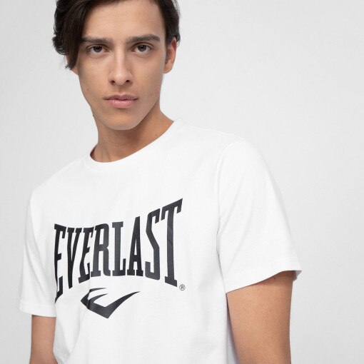Męski t-shirt z nadrukiem EVERLAST RUSSEL - biały