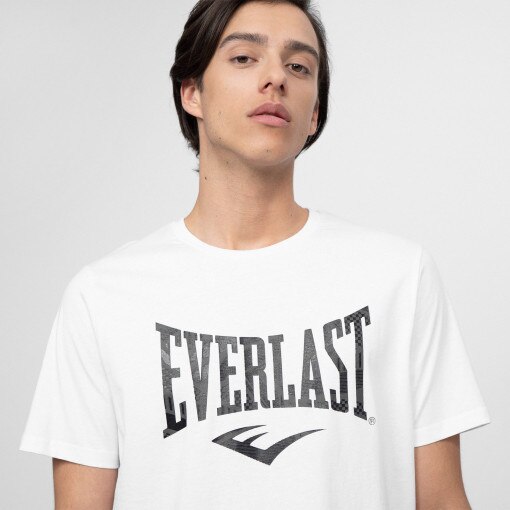 Everlast Męski tshirt z nadrukiem EVERLAST Spark Graphic  biały Biały