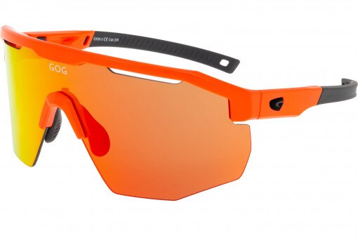 GOG Okulary rowerowe uniseks GOG Argo E5063  pomarańczowe Pomarańcz