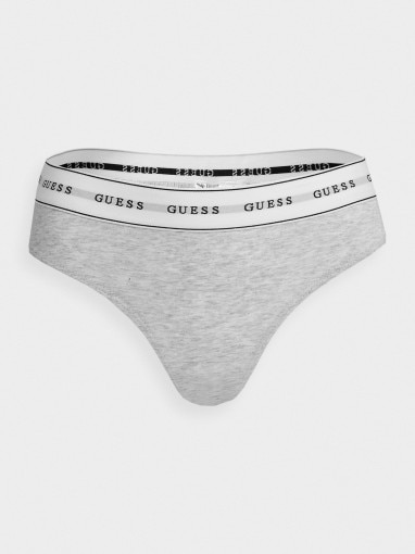 GUESS Damskie figi GUESS CARRIE BRIEF  szare Szary
