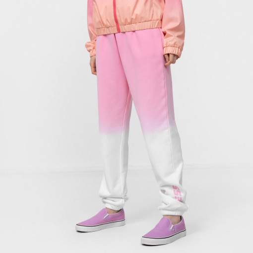 Damskie spodnie dresowe GUESS ANISE JOGGER - różowe