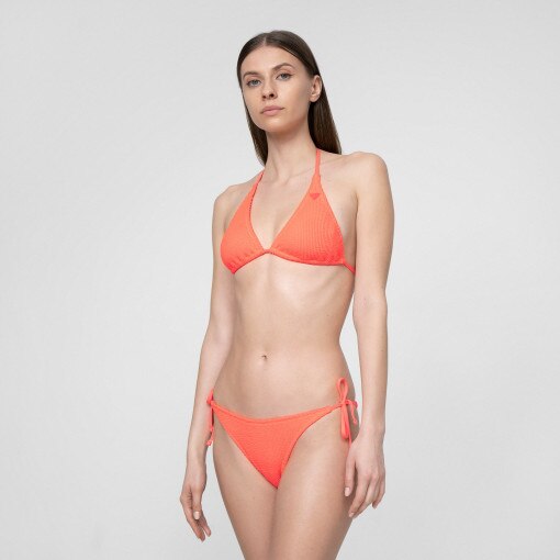 GUESS Dół od damskiego kostiumu kąpielowego GUESS STRING BRIEF  pomarańczowy Pomarańcz