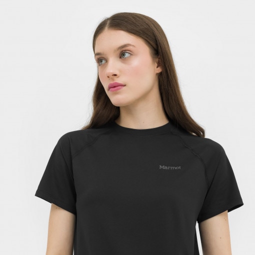Damska koszulka treningowa Marmot Windridge Short-Sleeve T-Shirt - czarna