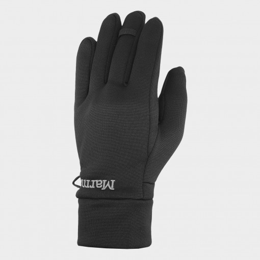 MARMOT Męskie rękawiczki narciarskie MARMOT Power Stretch Connect Glove  czarne Głęboka czerń