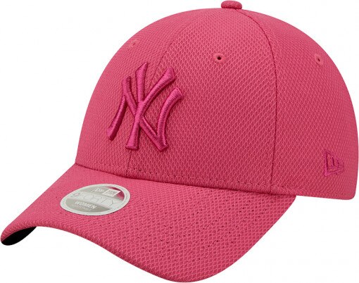 NEW ERA Damska czapka z daszkiem NEW ERA WMNS DIAMOND ERA 9FORTY NEW YORK YANKESS  różowa Różowy