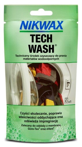 NIKWAX Płyn do prania odzieży outdoorowej wodoodpornej Nikwax Tech Wash 100 ml Transparentny
