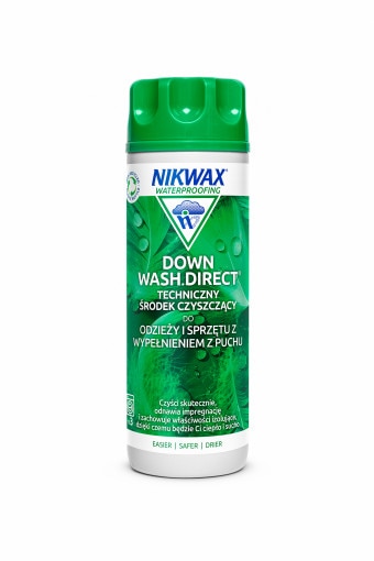 NIKWAX Płyn do prania ubrań z wypełnieniem z puchu Nikwax Down Wash Direct 300 ml Transparentny