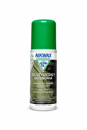 NIKWAX Żel czyszczący do obuwia Nikwax Footwear Cleaning Gel Brush 125 ml Transparentny