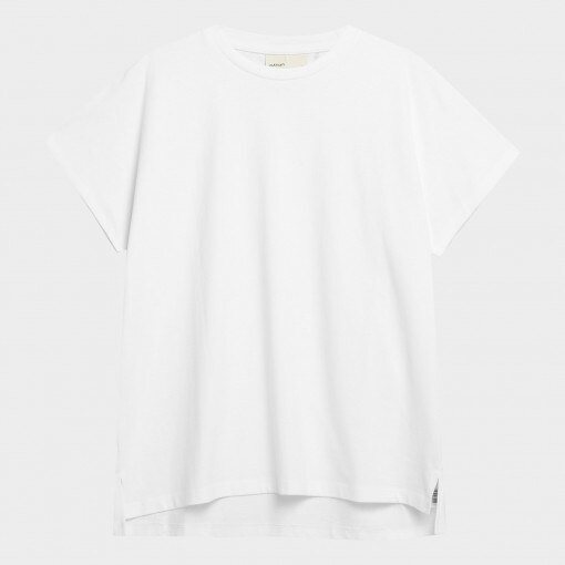 Outhorn Damski tshirt oversize OUTHORN OTHAW22TTSHF135  biały Biały