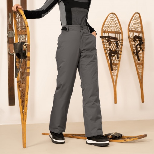 Damskie spodnie narciarskie OUTHORN OTHAW22TFTRF029 - szare