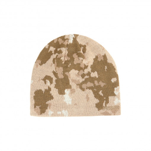 PROSTO Męska czapka zimowa Prosto Winter Hat Petro Camo  brązowa Brązowy