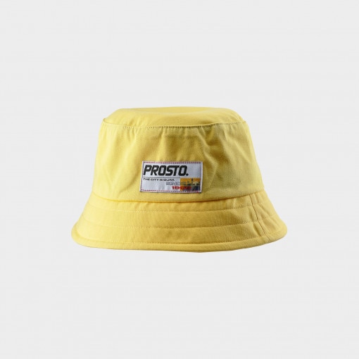PROSTO Męski kapelusz bucket hat Prosto Shelby  żółty żółty