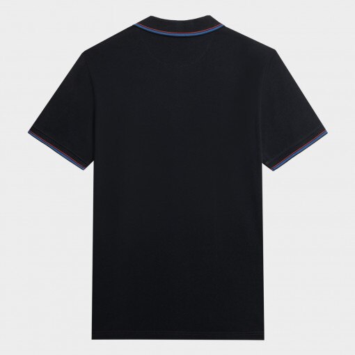 Meski t-shirt polo Prosto Woods - czarny
