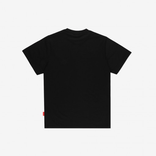 Męski t-shirt z nadrukiem Prosto Huffle - czarny