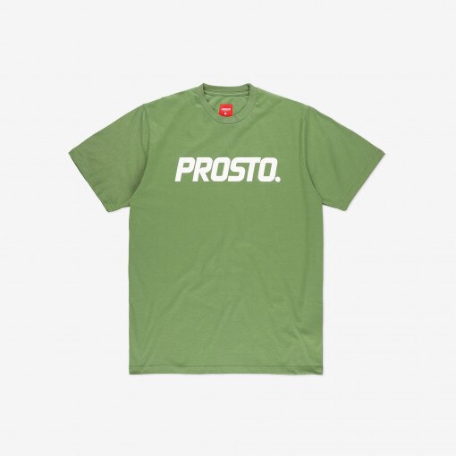 PROSTO Męski tshirt z nadrukiem Prosto Legacy  zielony Zielony