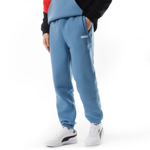 Męskie spodnie dresowe Prosto Digo - niebieskie