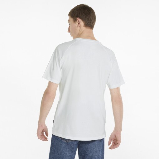 Męski t-shirt z nadrukiem PUMA SUMMER GRAPHIC TEE - biały