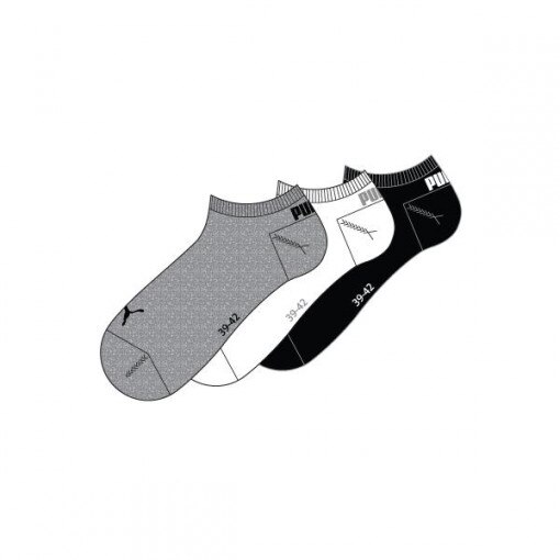 Skarpetki basic uniseks (3-pak) PUMA Sneaker Plain - multikolor