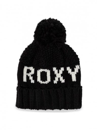 ROXY Damska czapka zimowa z pomponem ROXY W TONIC BEANIE Czarny