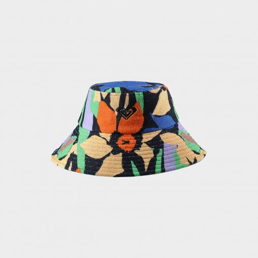 ROXY Damski kapelusz bucket hat Roxy Mango Passion Bucket Hat  multikolor Multikolor