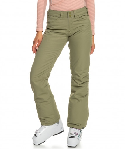 Damskie spodnie narciarskie ROXY Backyard - oliwkowe/khaki
