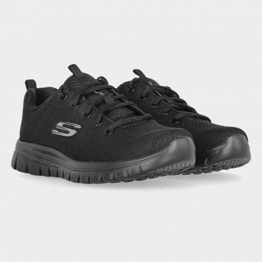 Damskie sneakersy SKECHERS Graceful Get Connected - czarne