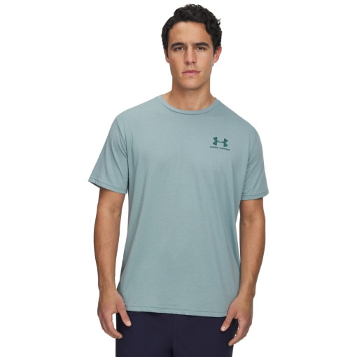 Obrazek dla: UNDER ARMOUR Męski tshirt z nadrukiem Under Armour UA M Sportstyle LC SS  niebieski Niebieski