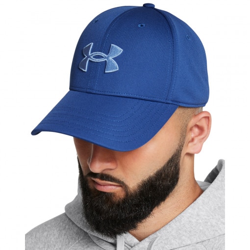 UNDER ARMOUR Męska czapka z daszkiem Under Armour Men's UA Blitzing Adj  niebieska Niebieski