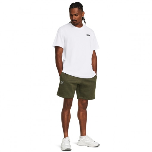 UNDER ARMOUR Męskie spodenki dresowe Under Armour UA Essential Fleece Shorts  khaki Khaki