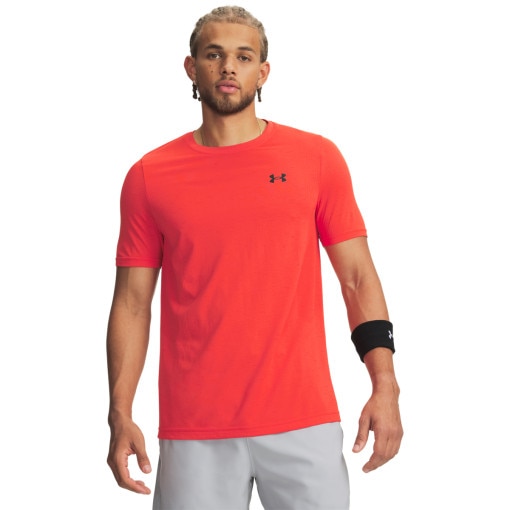  UNDER ARMOUR Męska koszulka treningowa Under Armour UA Vanish Seamless SS  czerwona Czerwony