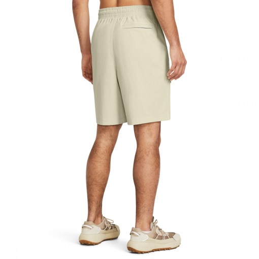 Męskie spodenki treningowe Under Armour UA Unstoppable Vented Short - kremowe