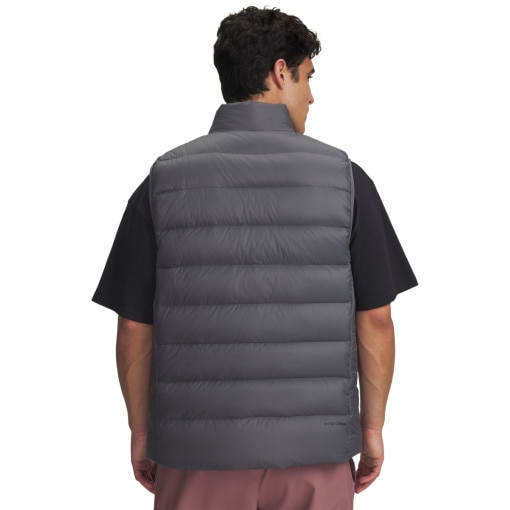Męski bezrękawnik z puchem naturalnym Under Armour Legend Down Vest - szary