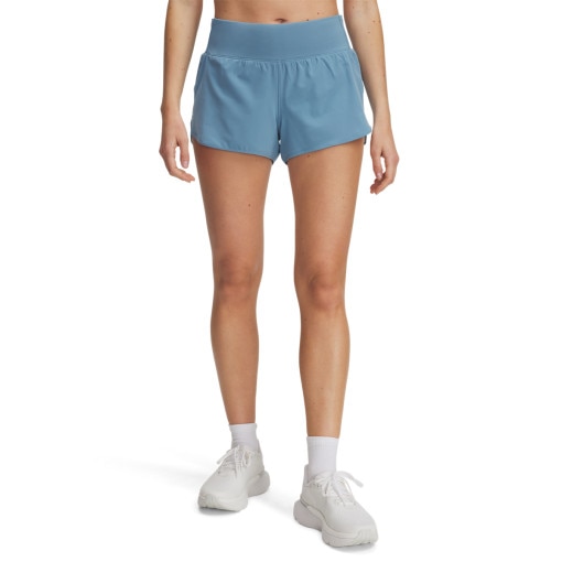 Damskie spodenki do biegania Under Armour UA Launch Pro 3'' Shorts - niebieskie