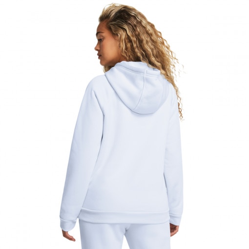 Damska bluza dresowa nierozpinana z kapturem Under Armour UA Armour Fleece Hoodie - biała