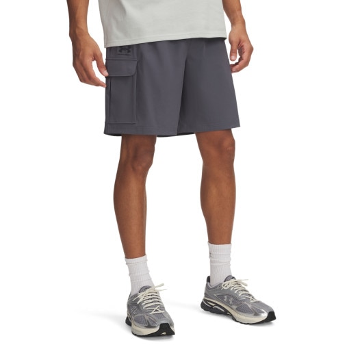 Męskie spodenki cargo Under Armour UA Vibe Woven Cargo Short - szare