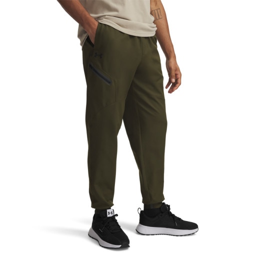 Męskie spodnie treningowe Under Armour UA Unstoppable Joggers - khaki