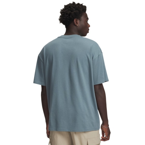 Męski t-shirt z nadrukiem Under Armour UA M Hw Os Branded Ss - niebieski