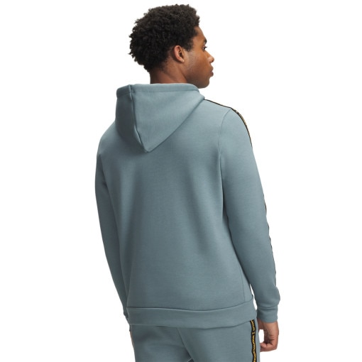 Męska bluza dresowa nierozpinana z kapturem Under Armour UA Icon Fleece Hd Taping - niebieska