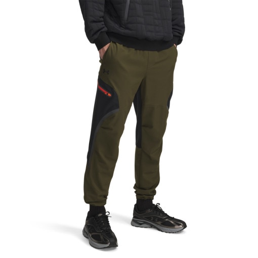 Męskie spodnie treningowe cargo UA Unstoppable Cargo Pant - khaki