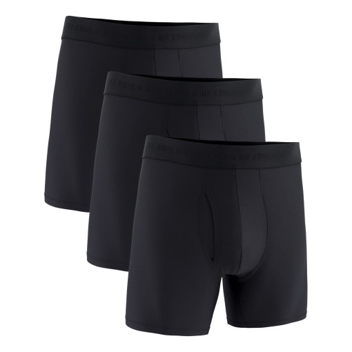  UNDER ARMOUR Męskie bokserki treningowe (3pack) Under Armour UA Performance Tech Mesh 6” Boxerjock  czarne Czarny