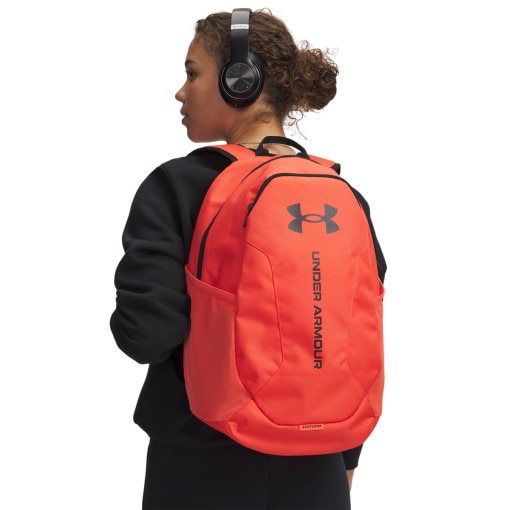  UNDER ARMOUR Plecak uniseks UA Hustle Lite Backpack  pomarańczowy Pomarańczowy