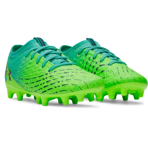 Chłopięce buty piłkarskie korki Under Armour UA Magnetico Select 5 FG JR - zielone