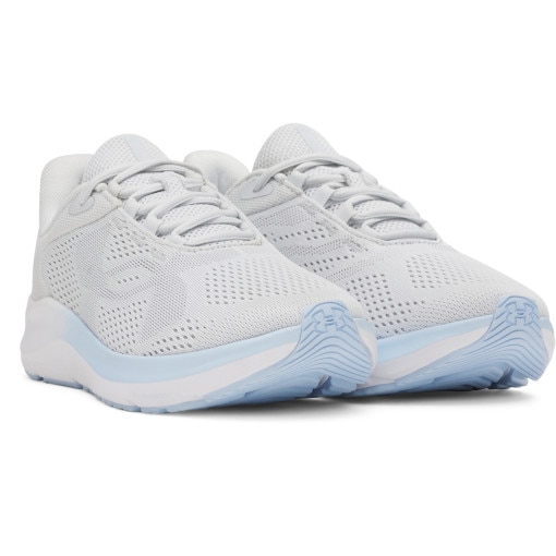 Damskie buty do biegania Under Armour UA W Charged Pursuit 4 Big Logo - szare