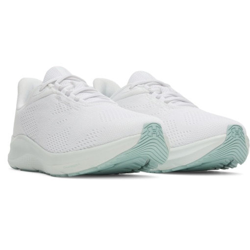 Damskie buty do biegania Under Armour UA W Charged Pursuit 4 Big Logo - białe