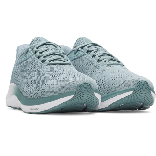 Damskie buty do biegania Under Armour UA W Charged Pursuit 4 Big Logo - niebieskie