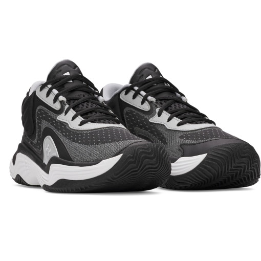 Buty do koszykówki uniseks Under Armour UA Spawn 7 Mid - czarne