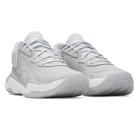 Buty do koszykówki uniseks Under Armour UA Spawn 7 Mid - szare